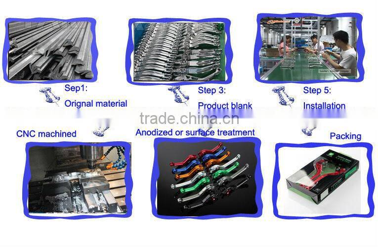 High quality Motorcycle brake clutch long folding lever for Bajaj pulsar 220