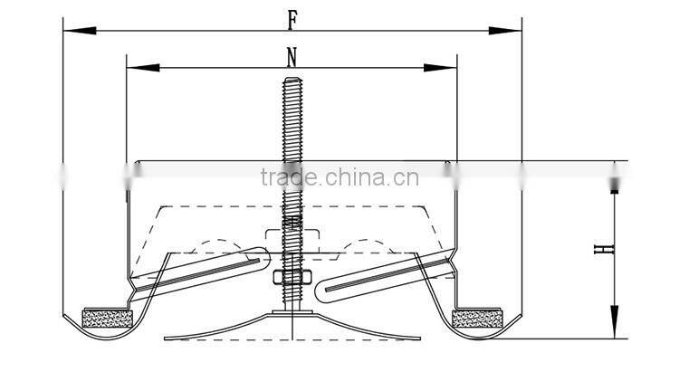 Hvac aluminum ceiling air vent disc valve