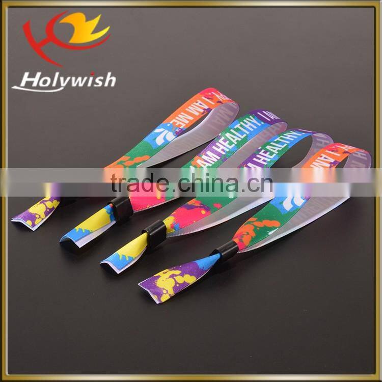 Holywish fabric satin handicraft custom made wristbands for christmas gifts