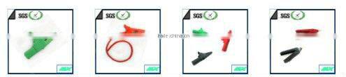100A plastic alligator clips with optional cables.