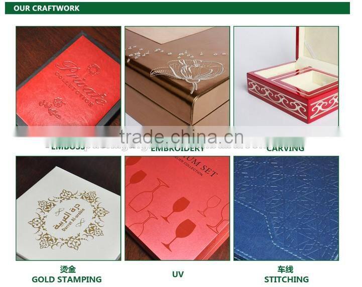 Luxury velvet flock cardboard paper perfume packaging box