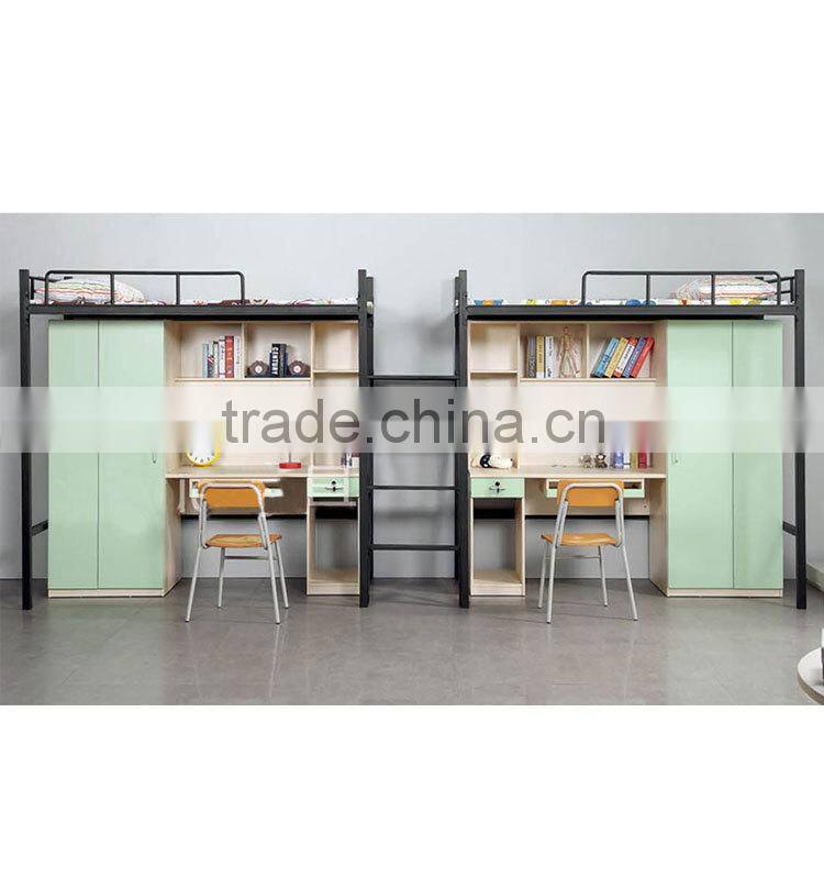 High Quality Chirldrens Sleigh high sleeper bed with desk