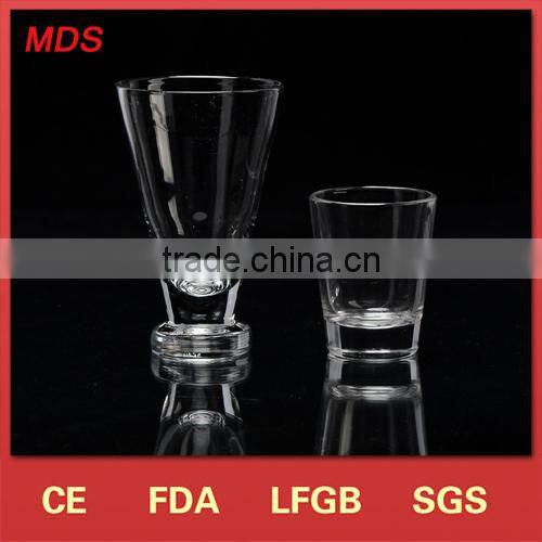 Wholesale painted cobalt blue tumbler glass with carved pattern