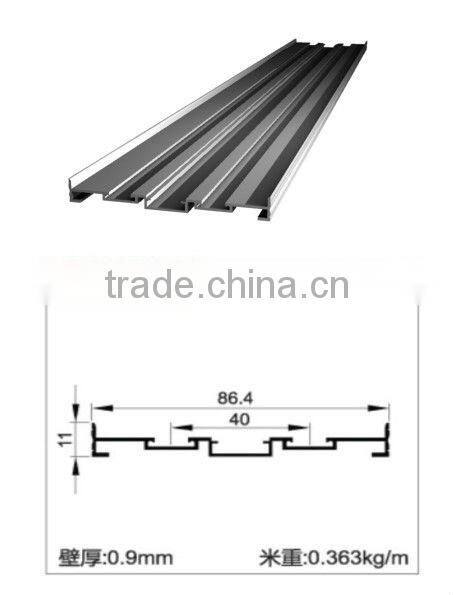 6000 series aluminium profile delicate sliding doors