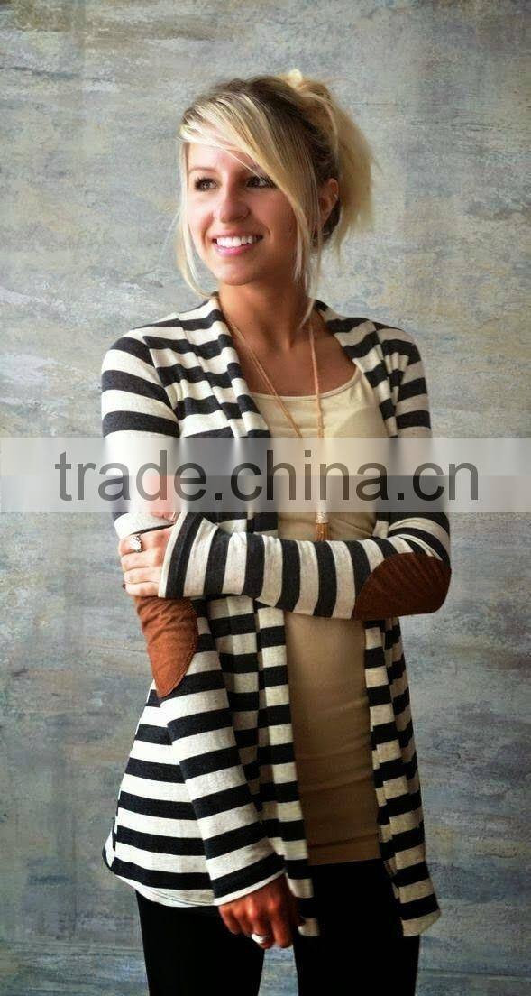 2015 Original Design One Piece Knit Sweater Pattern Women Cardigan