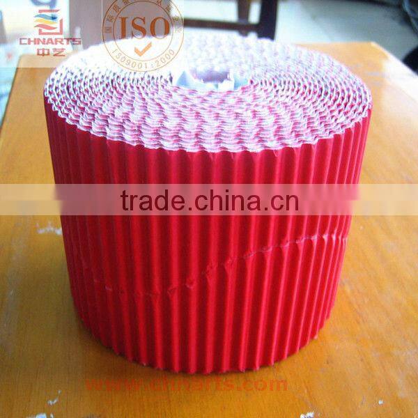 Striped embossing color Corrugated craft Paper