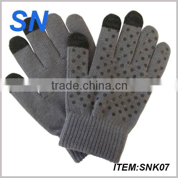 2015 hot fashion winter Wool touch gloves for iphone&ipad with 100%wool,best quality and samll MOQ