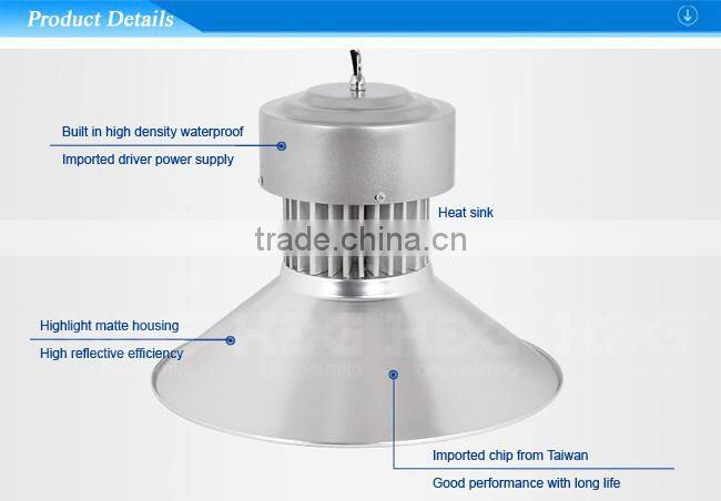 factory supply 50w cheap price led high bay light factory light high bay housing