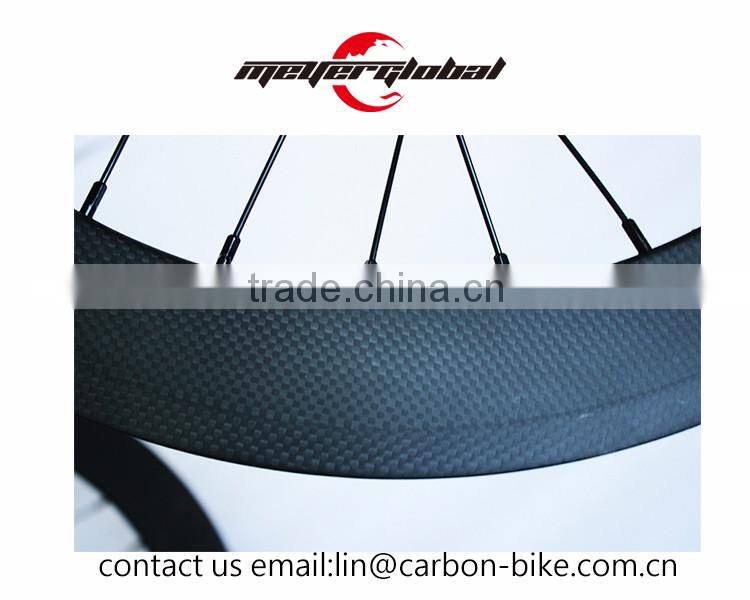 MeyerGlobal 20 inch bicycle wheels 3k matte disc brake cheap bmx carbon 50mm clincher wheelset 3k glossy 451 wheels D041/D042