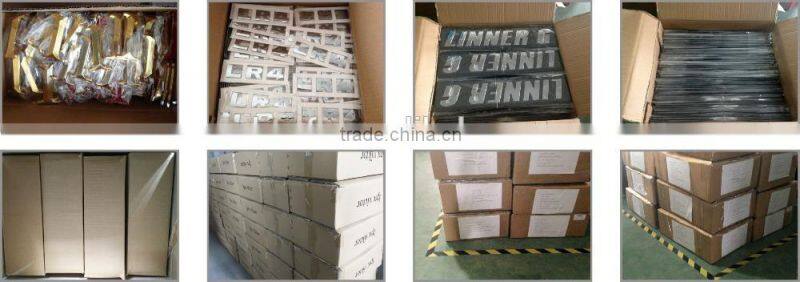 Decorative 3D outdoors shiny silver self-adhesive ABS plastic chrome letterings for cars