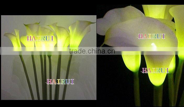8L warm LED calla lily light