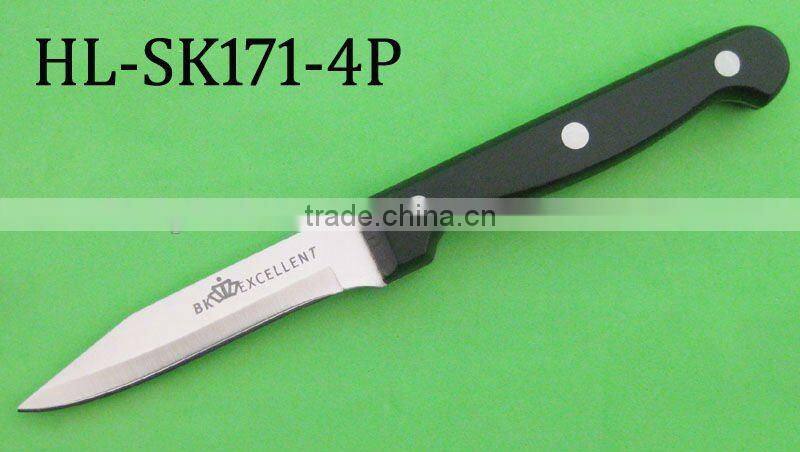 Black POM handle kitchen chef knife with new style