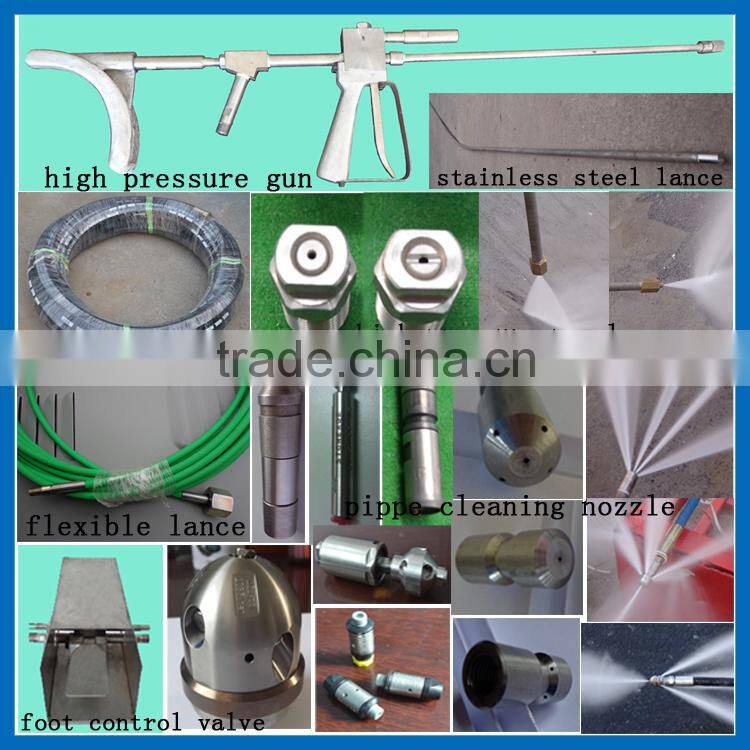 55kw electric motor drive high pressure water jetting machine high pressure washer