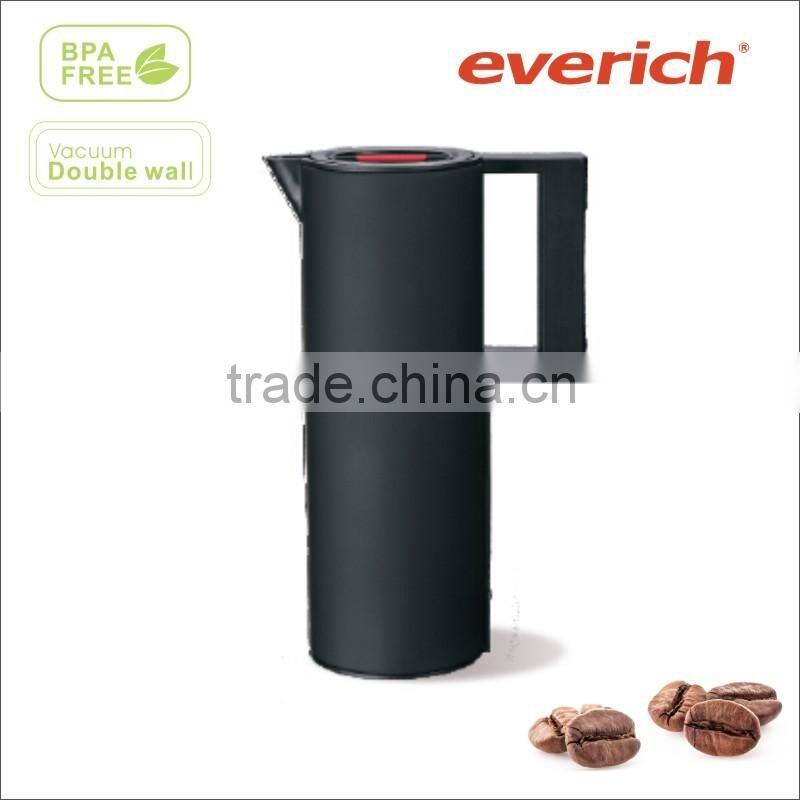 European style 1000ml thermal insulated Plastic coffee pitcher