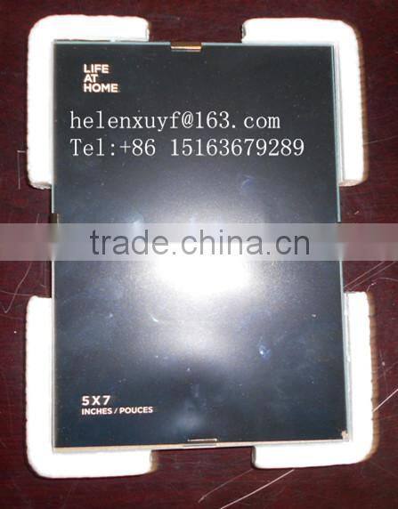 glass clip frame with foam padding