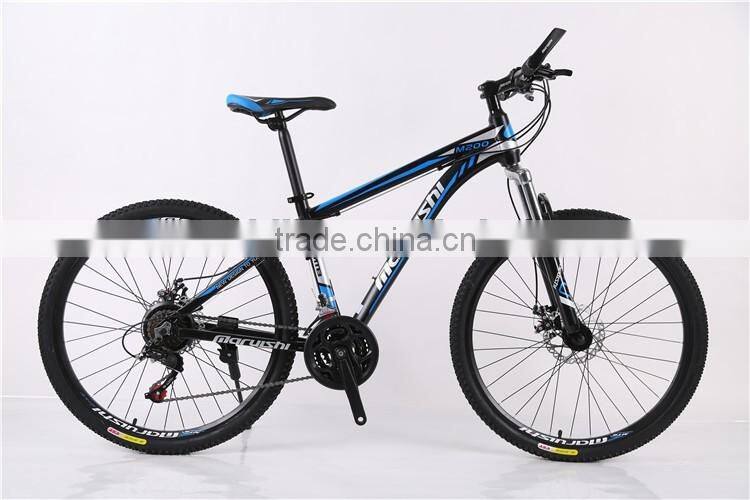 2016 hot bike Maruishi cheap aluminium alloy mountain bike MTB bike 26 size