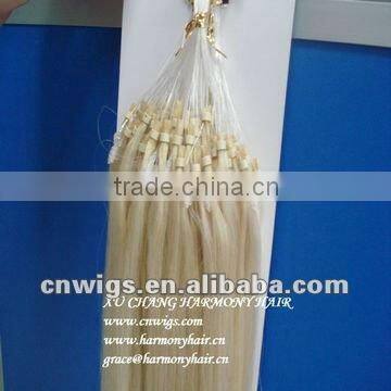 SUPER QUALITY human hair extensions easy loop micro ring