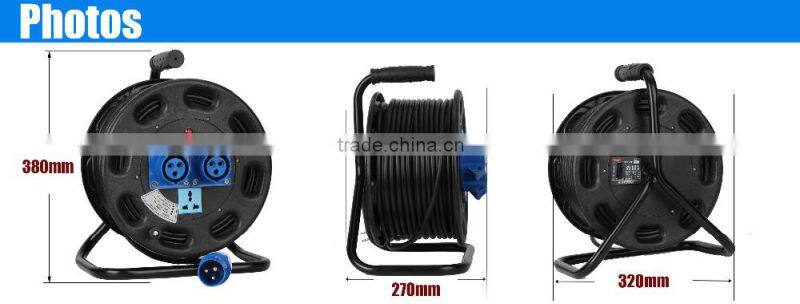 IP44 extension cord flexible cable reel electric