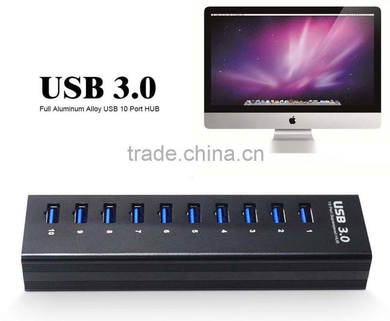 High speed 10 port usb 3.0 hub wholesale