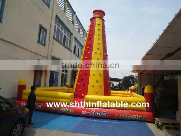 Advertising inflatable rock climbing