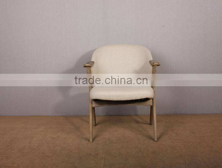 Rural Style Wooden Small Armchair