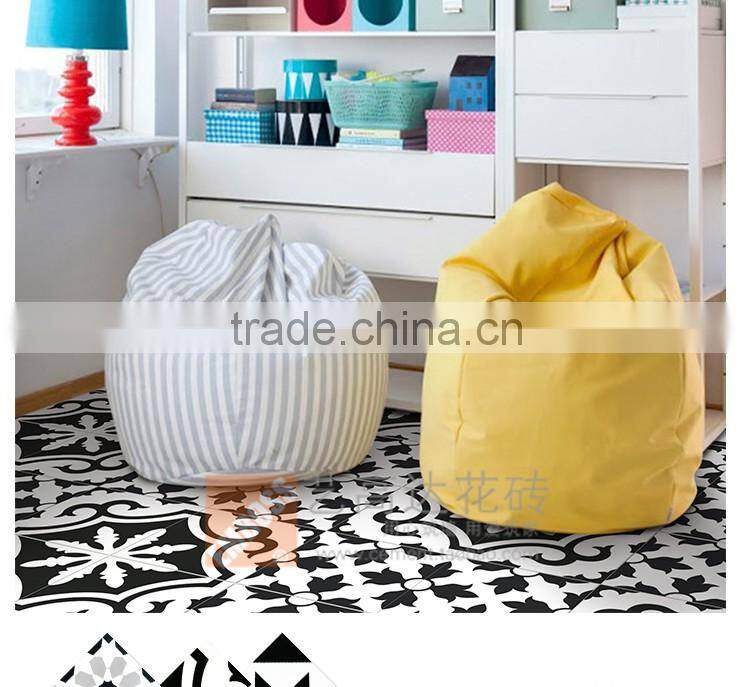 200*200mm black color customized ceramic kitchen tile bathroom wall tile