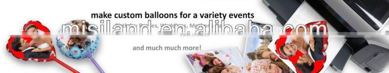 DIY inkjet printable balloons, A4 size (wedding decoration;free software support,made by hand)