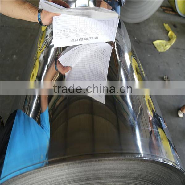 stainless steel coil strip for kitchen untensil with polished surface