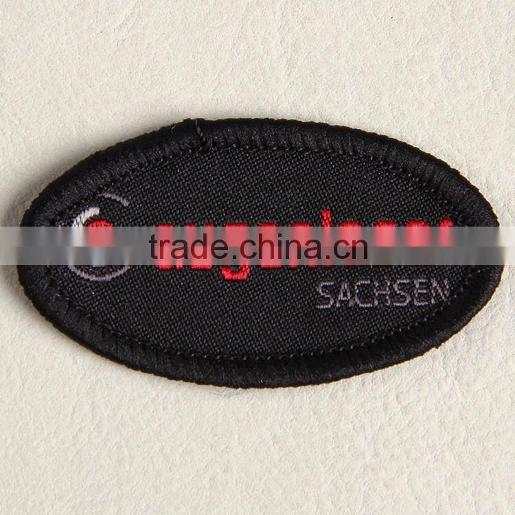 China BSCI recognized factory supply woven badge for men's outdoor alpine jackets