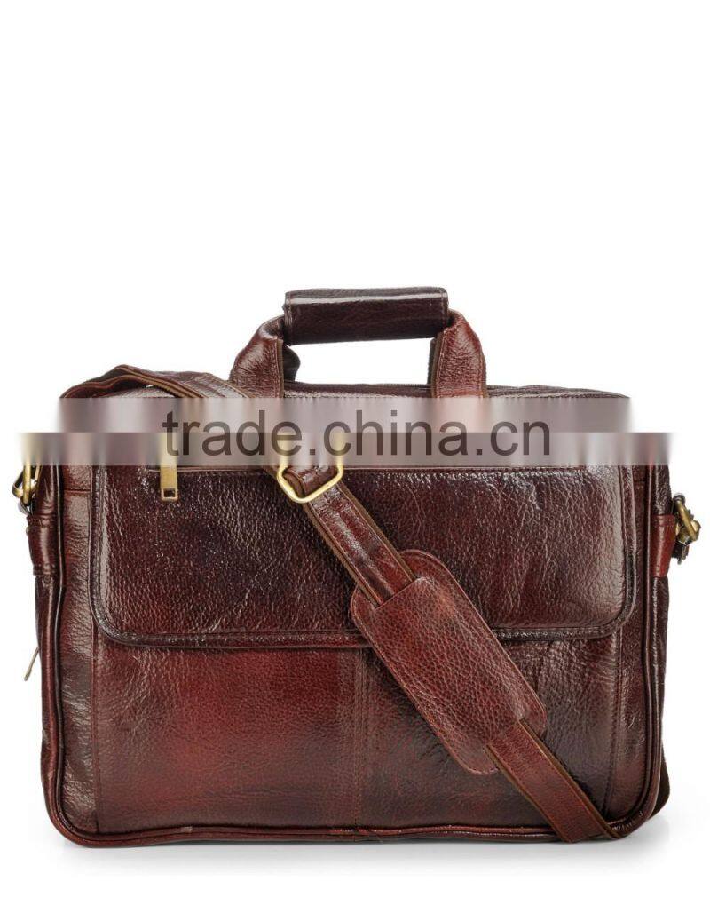 TEAKWOOD LEATHER REAL GENUINE Laptop BAG
