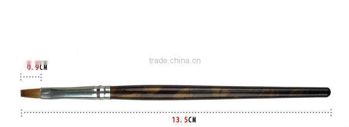 wooden handle makeup lip brush,makeup brush manufacturer in China