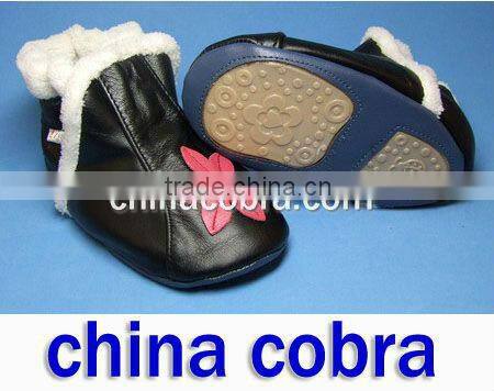 soft sole leather kids boots winter boots CHINA COBRA BOOTS