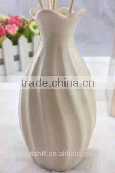 promotional ceramic reed diffuser sets with rattan balls sun flower