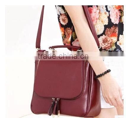 2016 new arrivel backpack Leather school Backpacks portable Waterproof shoulder bag