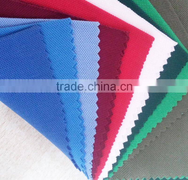 60% Cotton - 40% Polyester Beehive Pique Knitting fabric - White