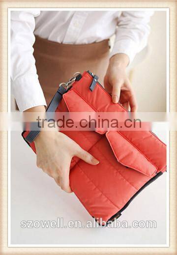Portable multifunctional bag laptop sleeve lady handbag