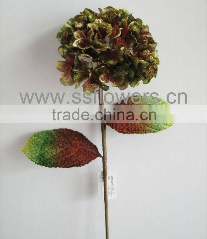 Christmas Items , Christmas Flower 27" Single Hydrangea Spray