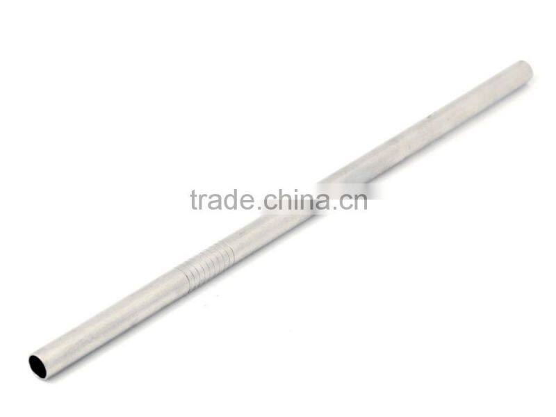 Good quanlity 8*0.5 decorative stainless steel straight milk tea straw