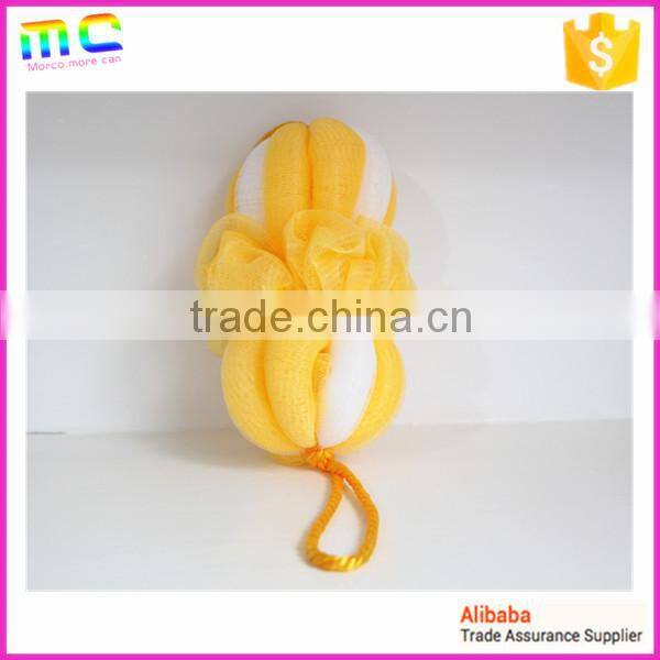 two-section pumpkin double color longe bath brush