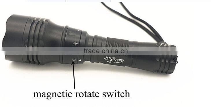 A-OKOriginal factory XM-L T6 Led diving flashlight torch underwater diving led flashlight