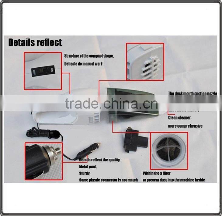 High-End Portable AC DC Car Vacuum Cleaner in 2014