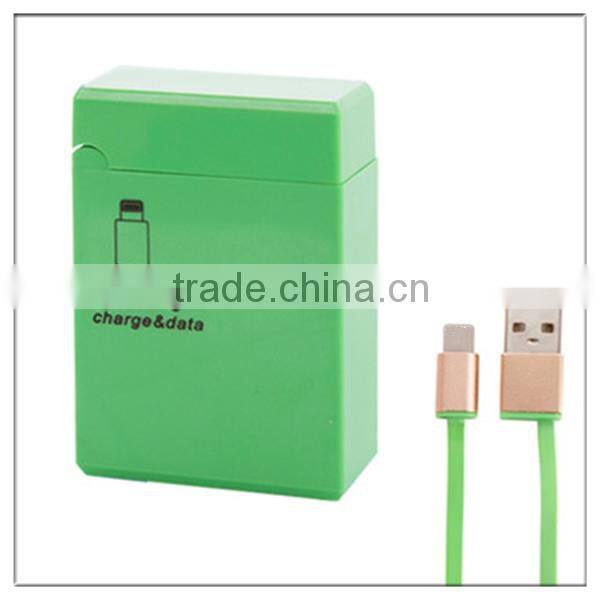 2016 new product colorful portable USB charge retractable hidden design lighter USB cable