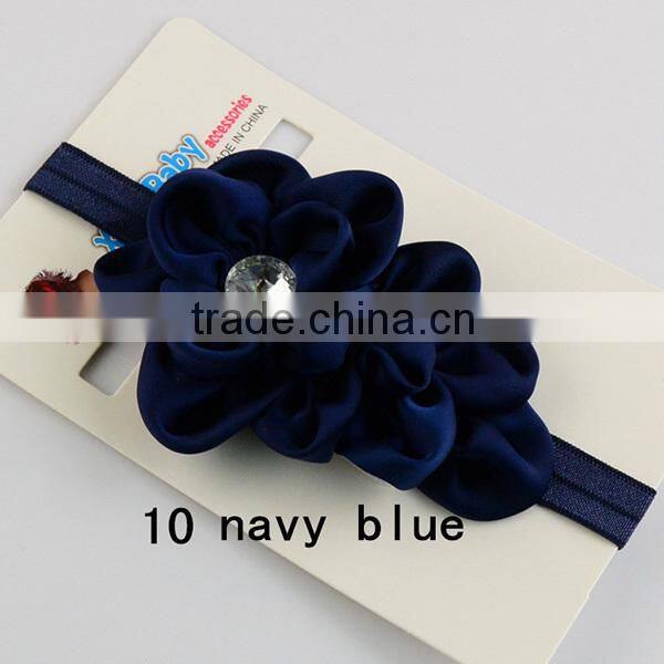 designer flower style diamond korea baby headband
