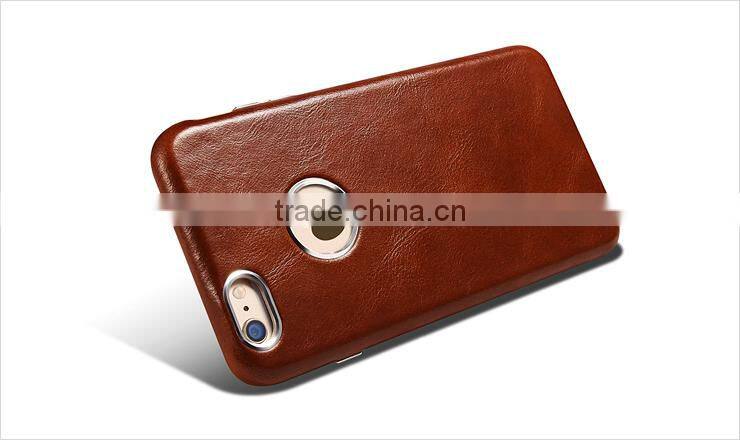 ICARER Luxury Genuine Leather Case For Apple iPhone 6 6S Plus Ultra Thin Mobile Phone Back Cover For iPhone6 4.7 5.5 Inch