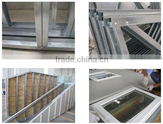 modern European style villa/ prefab house modular home with solar system