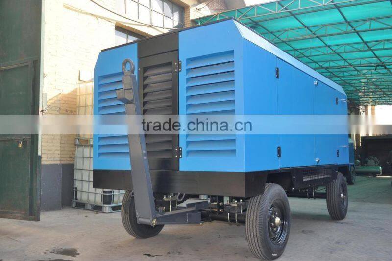 Shoukai SDP900E portable diesel engine air compressor for drilling equipment