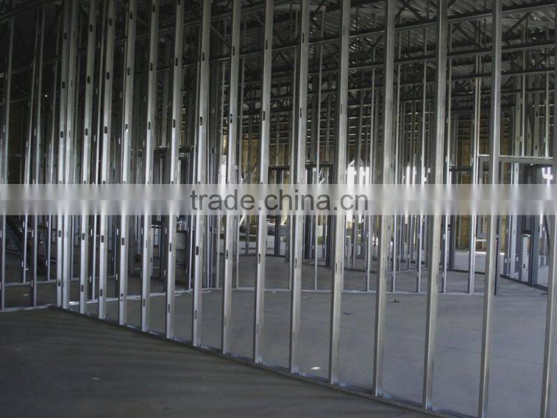 0.4-1.5mm Drywall Steel Profile Sections 65*30*15mm Metal Studs