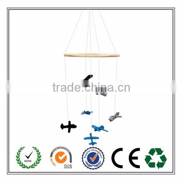 New Arrival!Handmade Adorable Plane Felt Mobile For Room Decoration