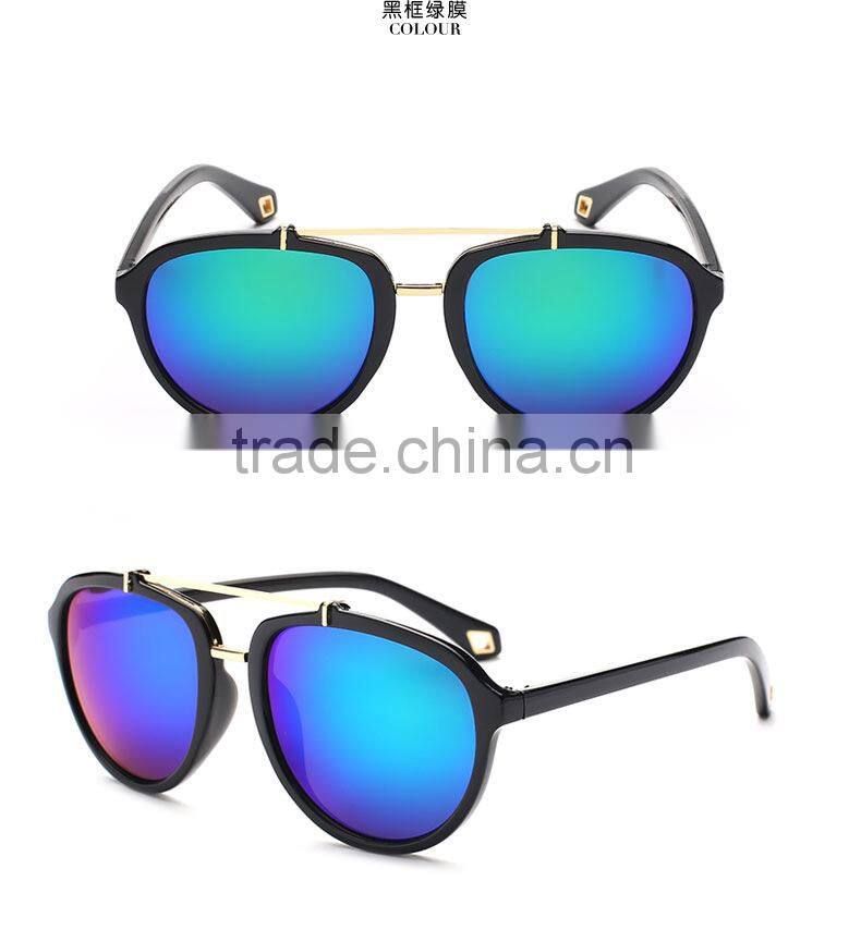 New product high quality Dazzle colour sunglasses