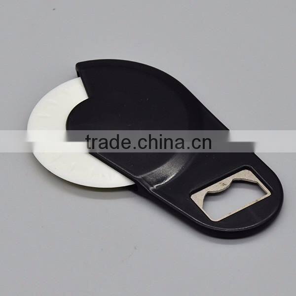 Custom Mini Pizza Cutter Wheel with Bottle Opener Wholesale